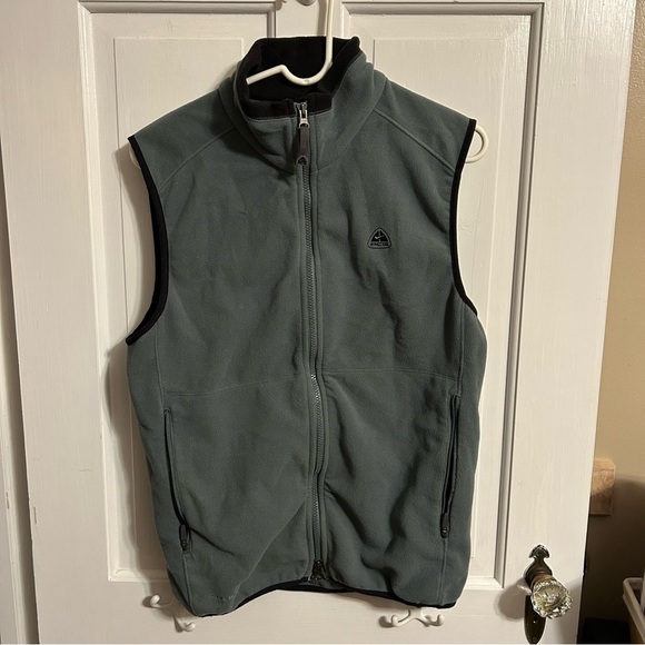 Nike ACG Fleece Therma-FIT Polar Vest Gilet Vintage Blue Size M - Picture 1 of 4